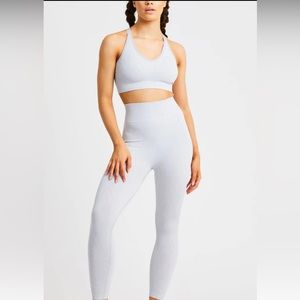 NWT AYBL light grey printed sports bra